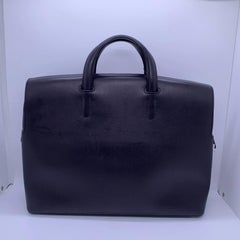 Hermes Cityhall 38 Briefcase Bleu Nuit Leather Document Bag