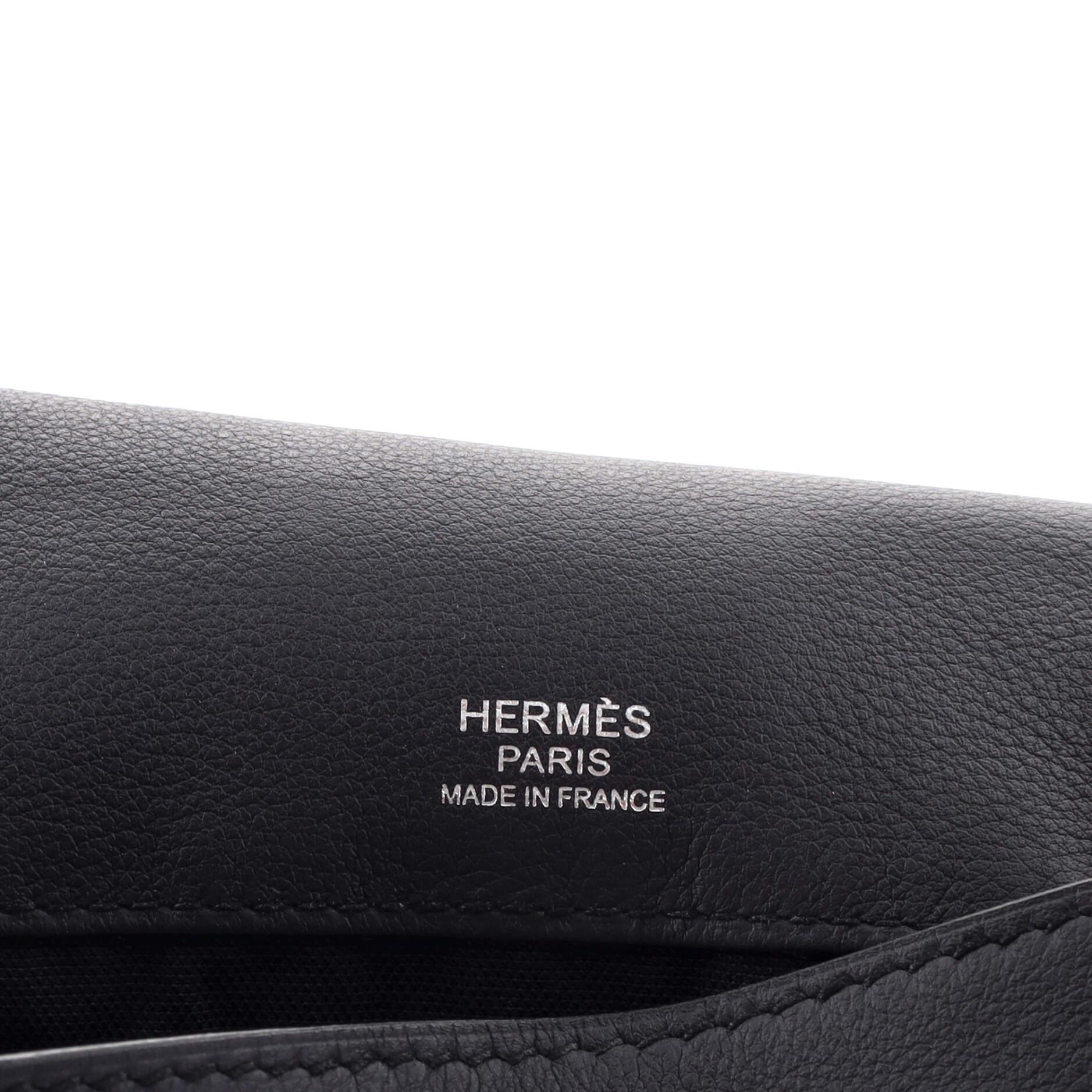 Hermes Cityslide Clutch Leather with Nylon 1