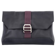 Hermes Cityslide Clutch Leather with Nylon
