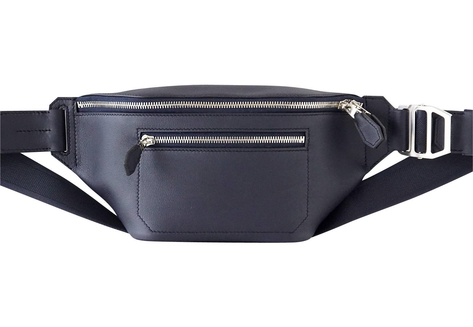 Hermes Cityslide Cross PM Taurillon Cristobal Leather Blue Indigo Limited Edtn 1