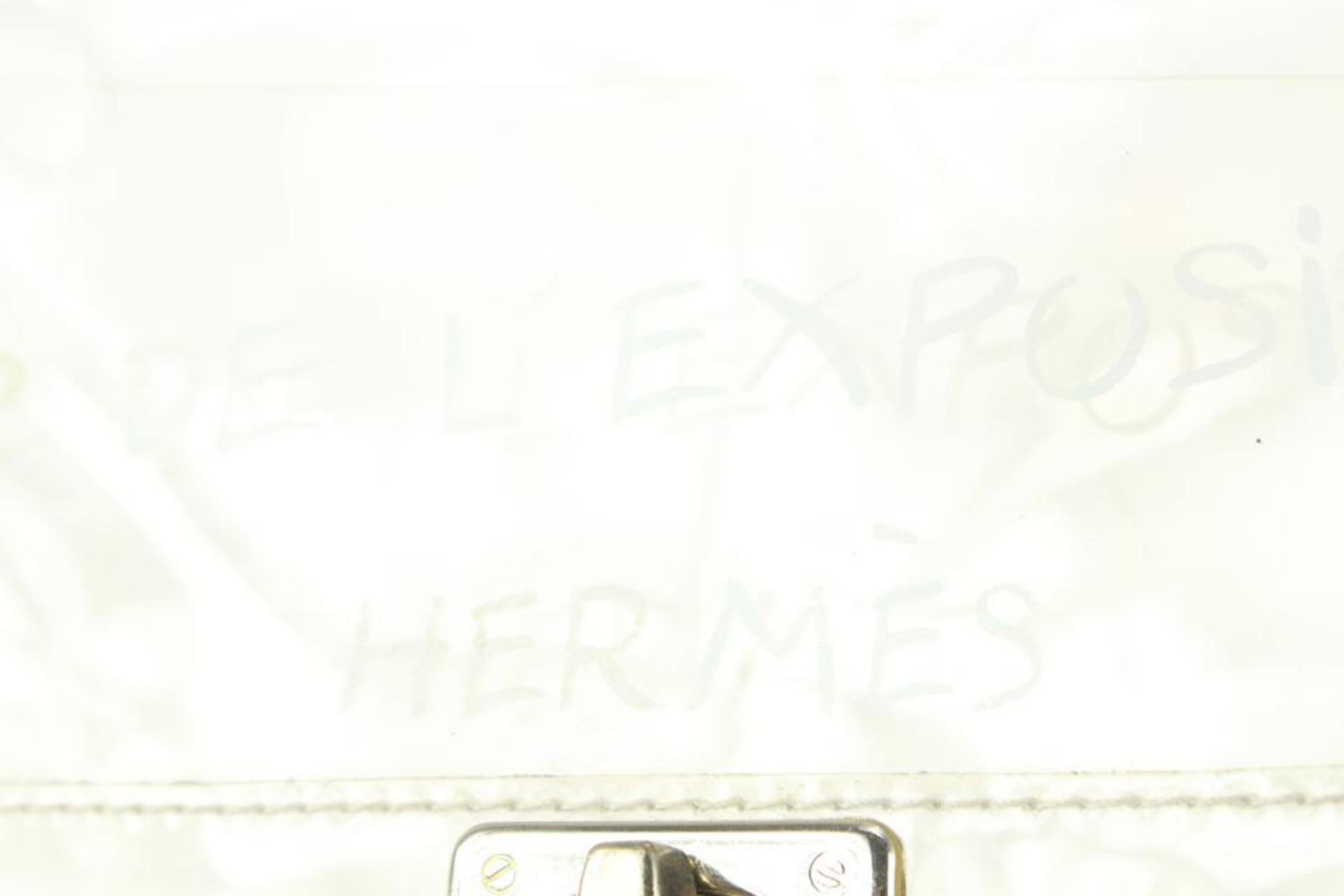 Hermès Clear Souvenir De L'Exposition Kelly Transparent Beach Bag 113h34 2