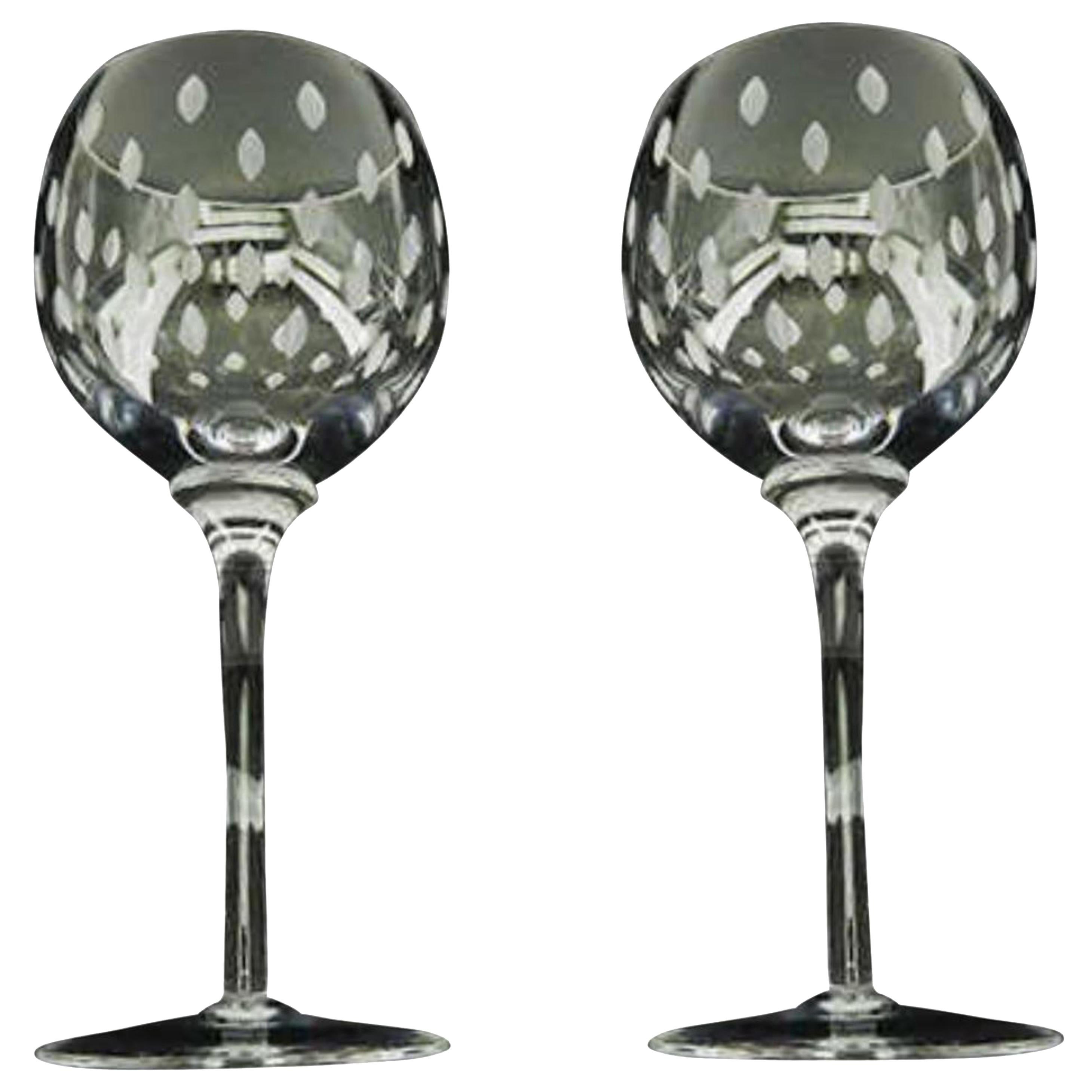 Hermès Clear (Ultra Rare) Crystal Wine Or Champagne Glasses 232528 For Sale