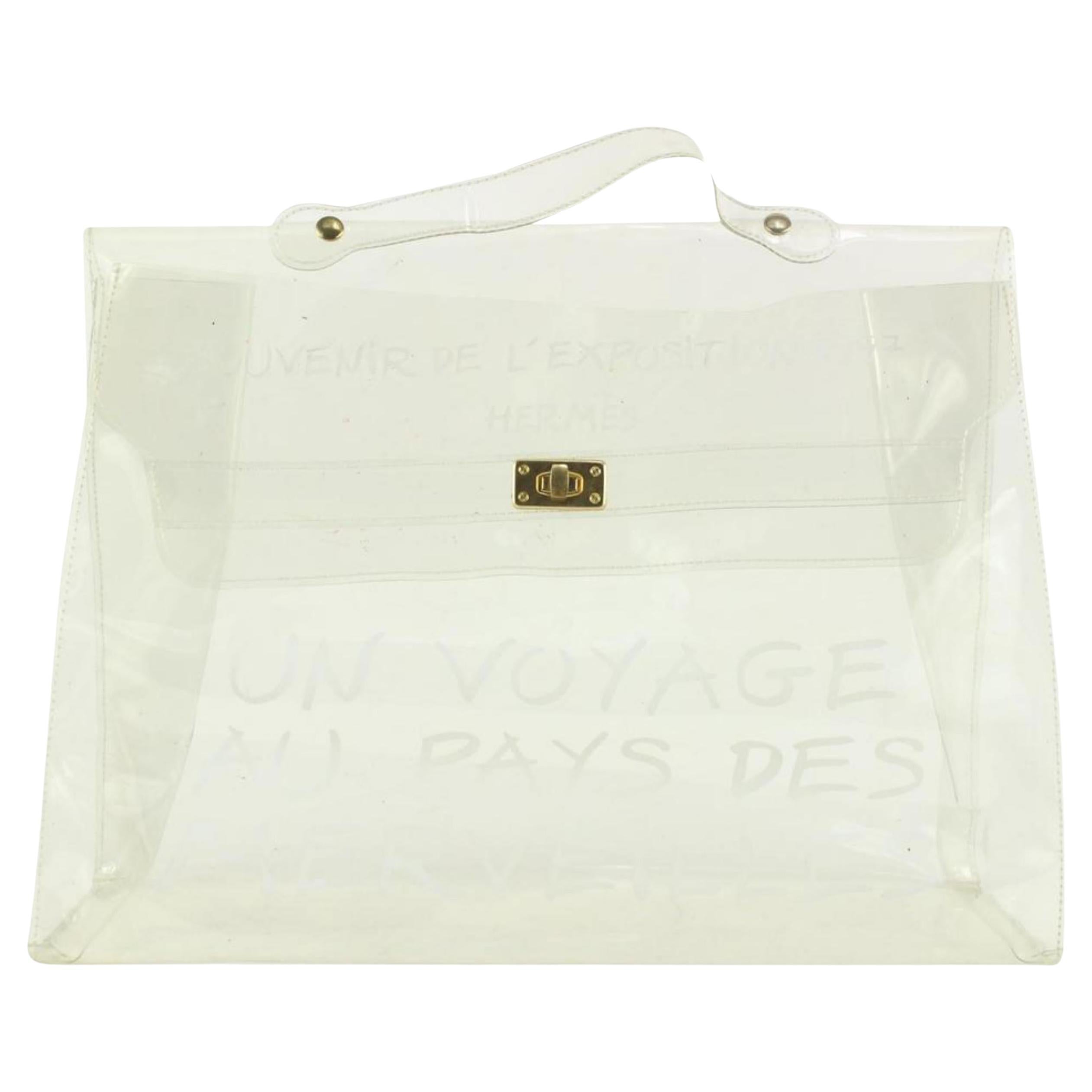 Hermès Clear x White Souvenir DE L
Exposition 1997 Kelly Transparent 9HER1103