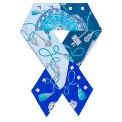 Hermes Clefs - Maxi Twilly - Bleu - New / Care Tag!