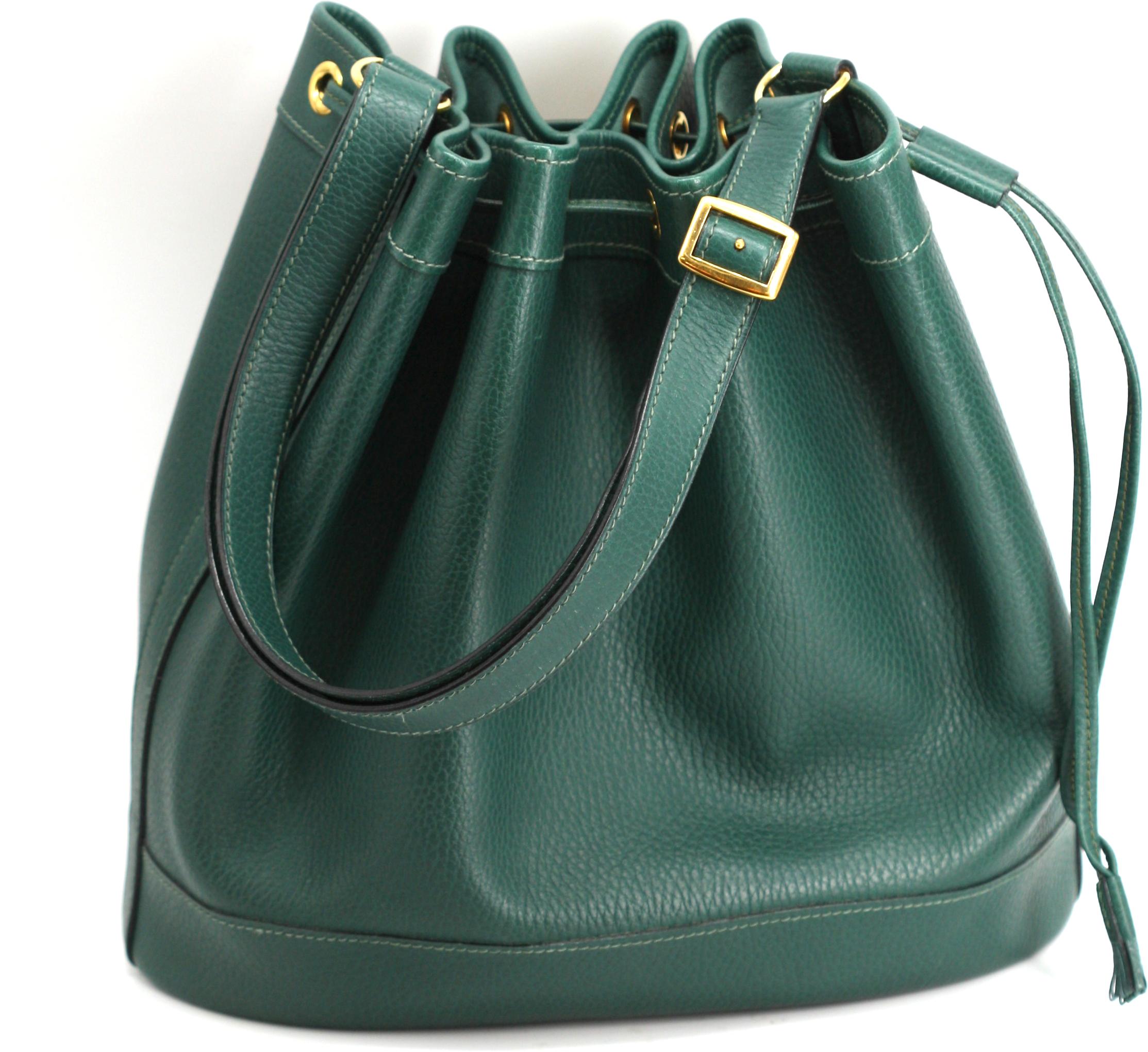 Hermes Clemence Leather Market Shoulder Bag 4