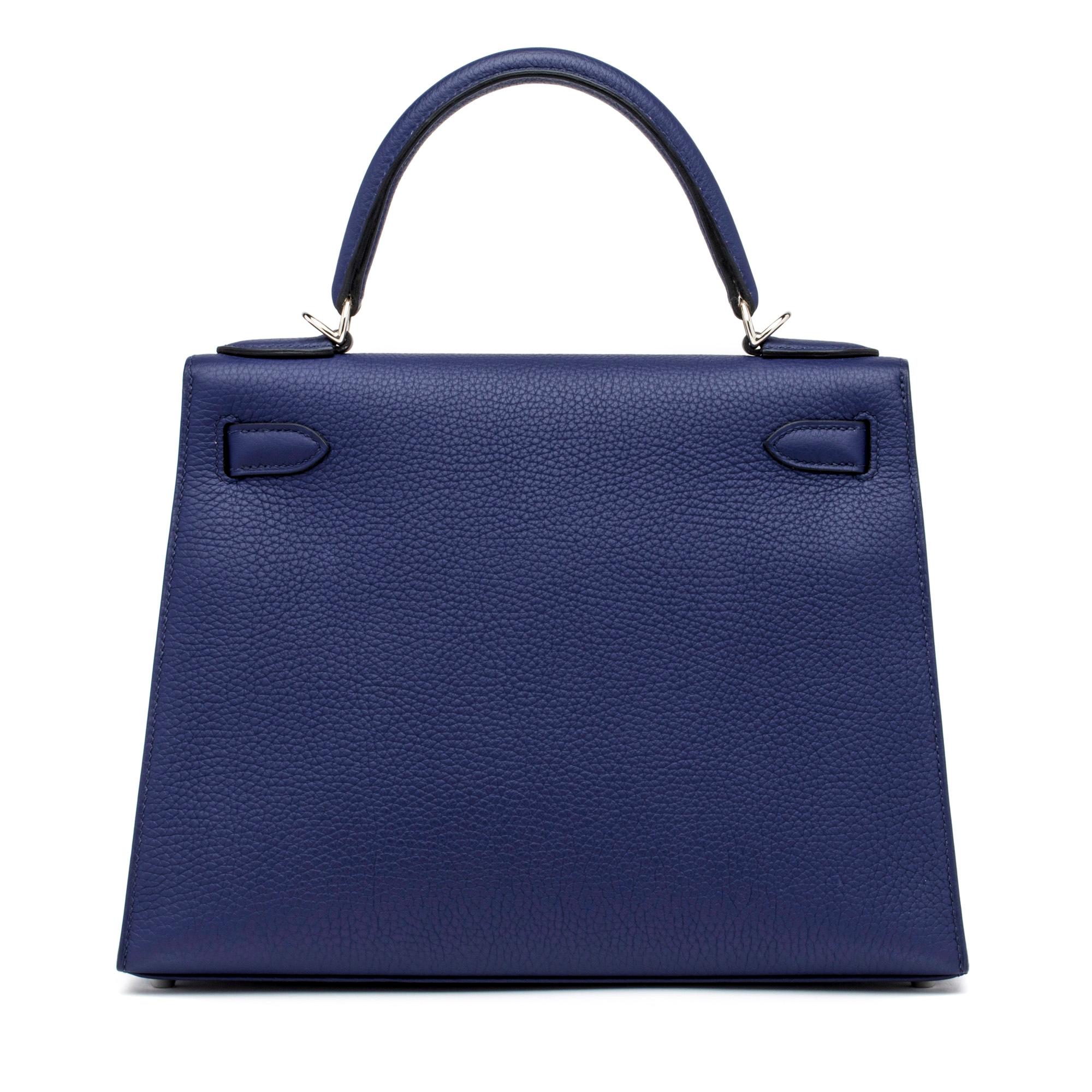 Purple Hermés Clemence Special Edition Kelly For Sale