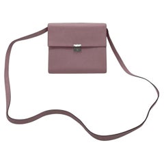 Hermes Clic 16 Rosa Chevre Leder Silber Hardware