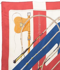 1979 Hermes Clic Clac by J Abadie Silk Scarf