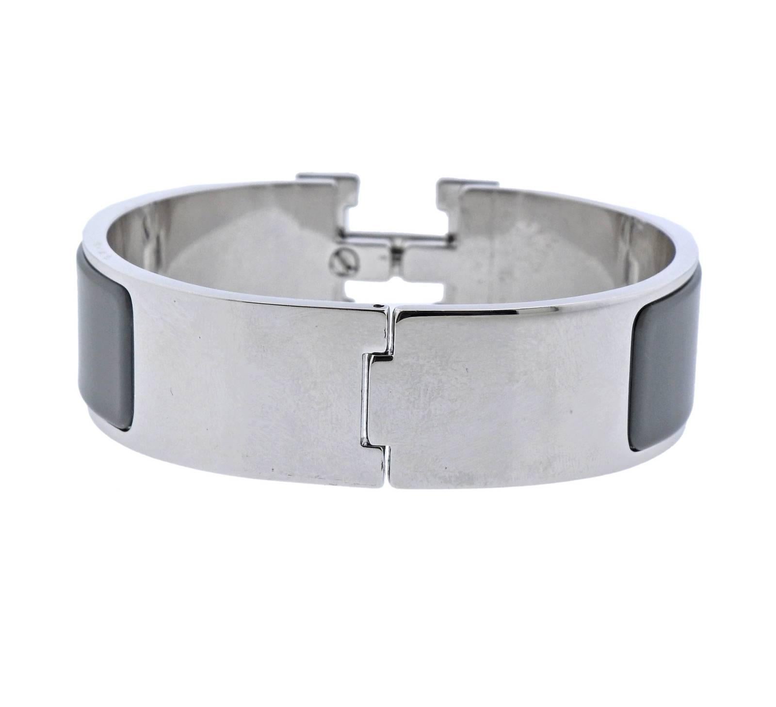 grey hermes bracelet