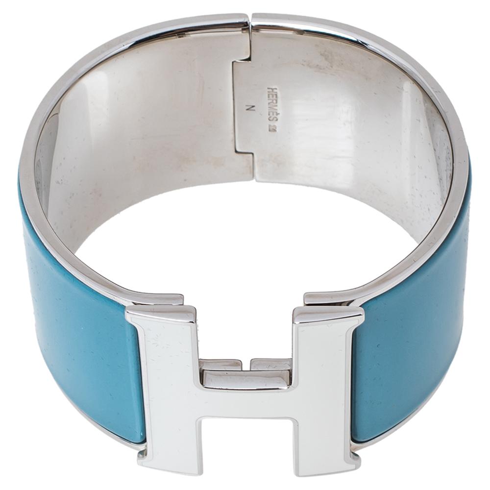 hermes bracelet light blue