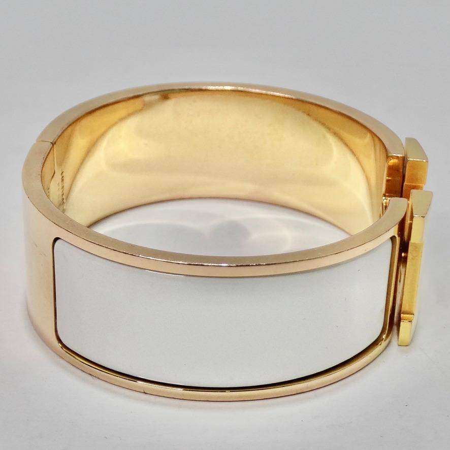 Hermes Clic Clac H Bracelet In Good Condition In Scottsdale, AZ