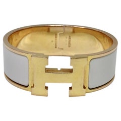 Hermes Clic H Diamond Bangle Bracelet in 18k Rose Gold – Nally Jewels