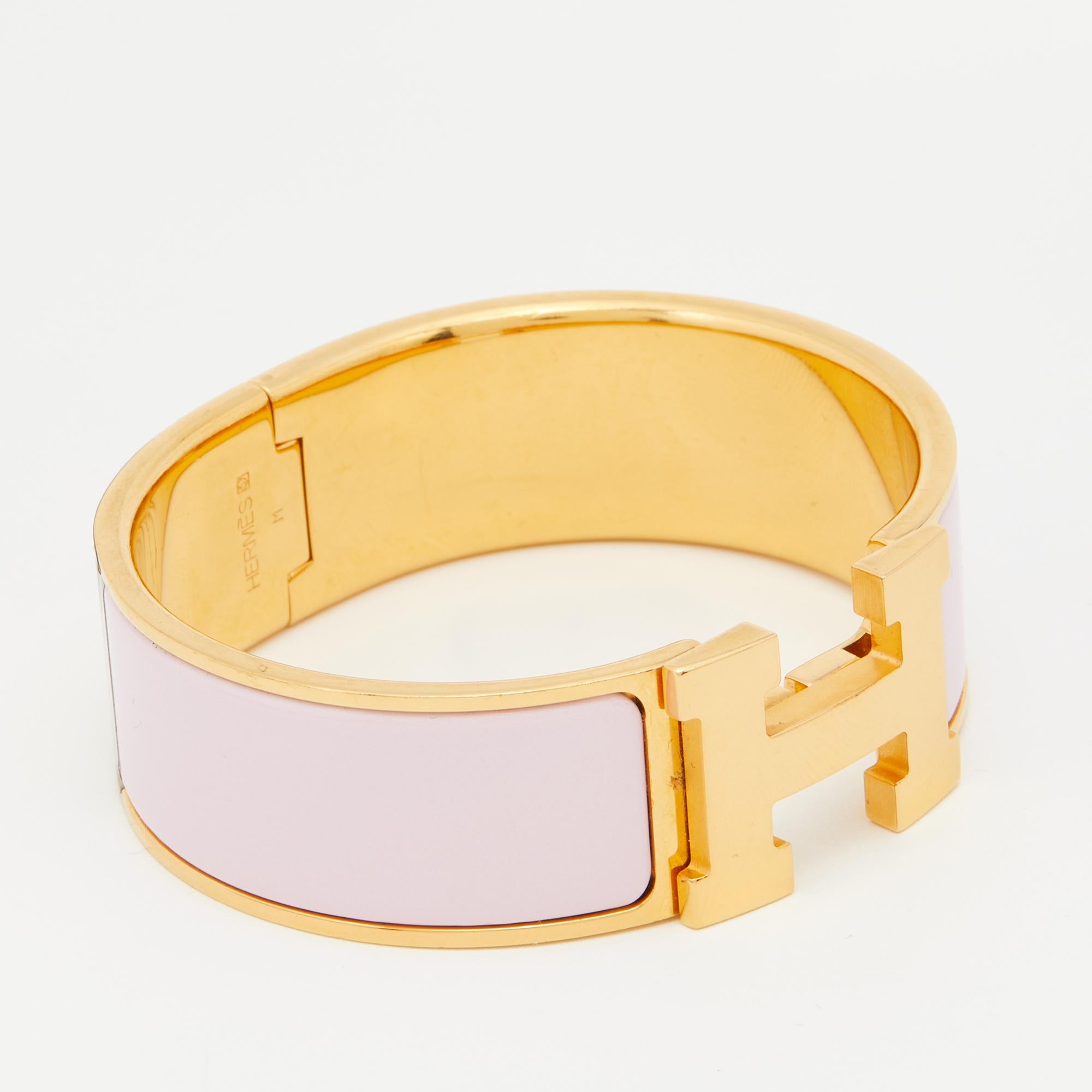 pink hermes bracelet