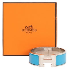 Hermès Clic Clac Turquoise H Bracelet MD