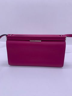 Hermes Clic-H 21 Crossbody Clutch Bag Pink Evercolor Calfskin Leather