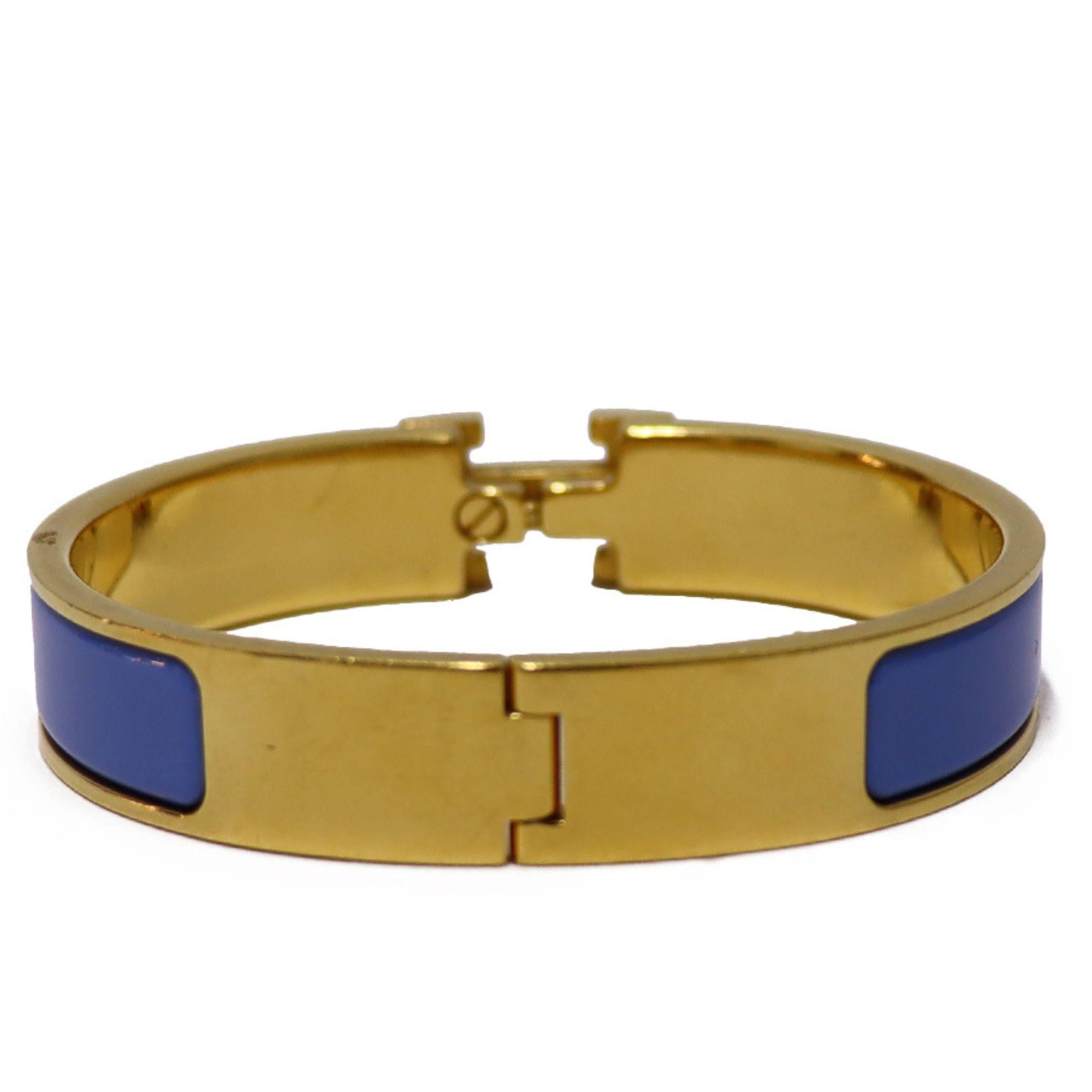 blue and gold hermes bracelet