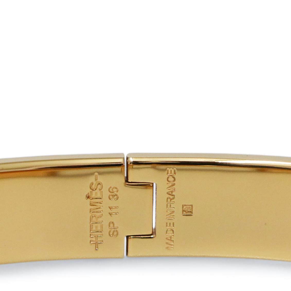 Hermès Clic H bracelet In Excellent Condition In Paris, FR