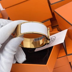 Hermès Clic H bracelet Wide Band Size S