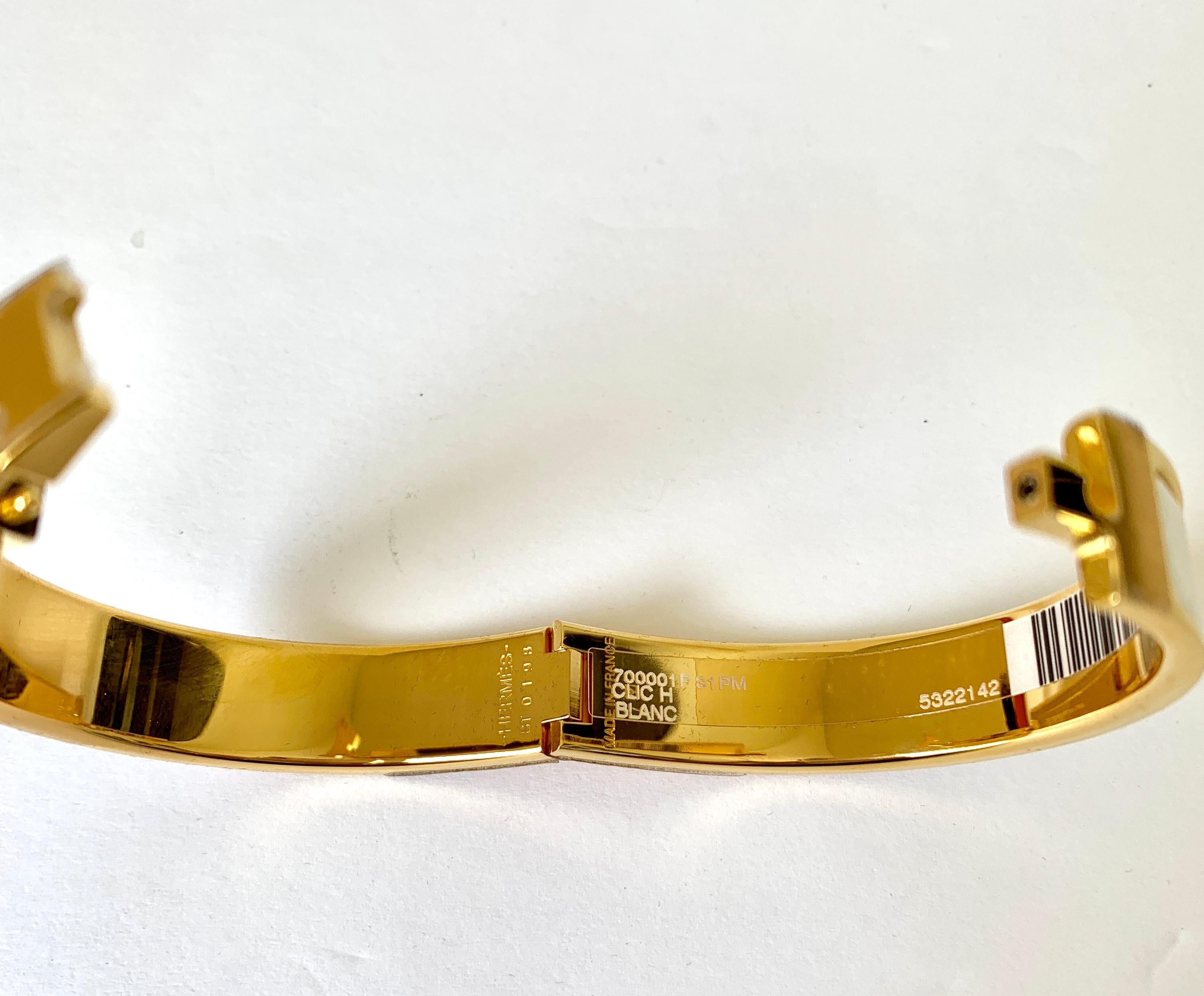 hermes clic h bracelet