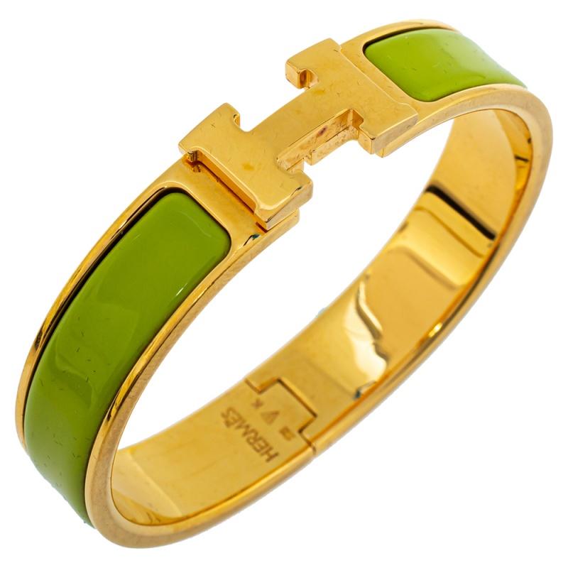 hermes bracelet green