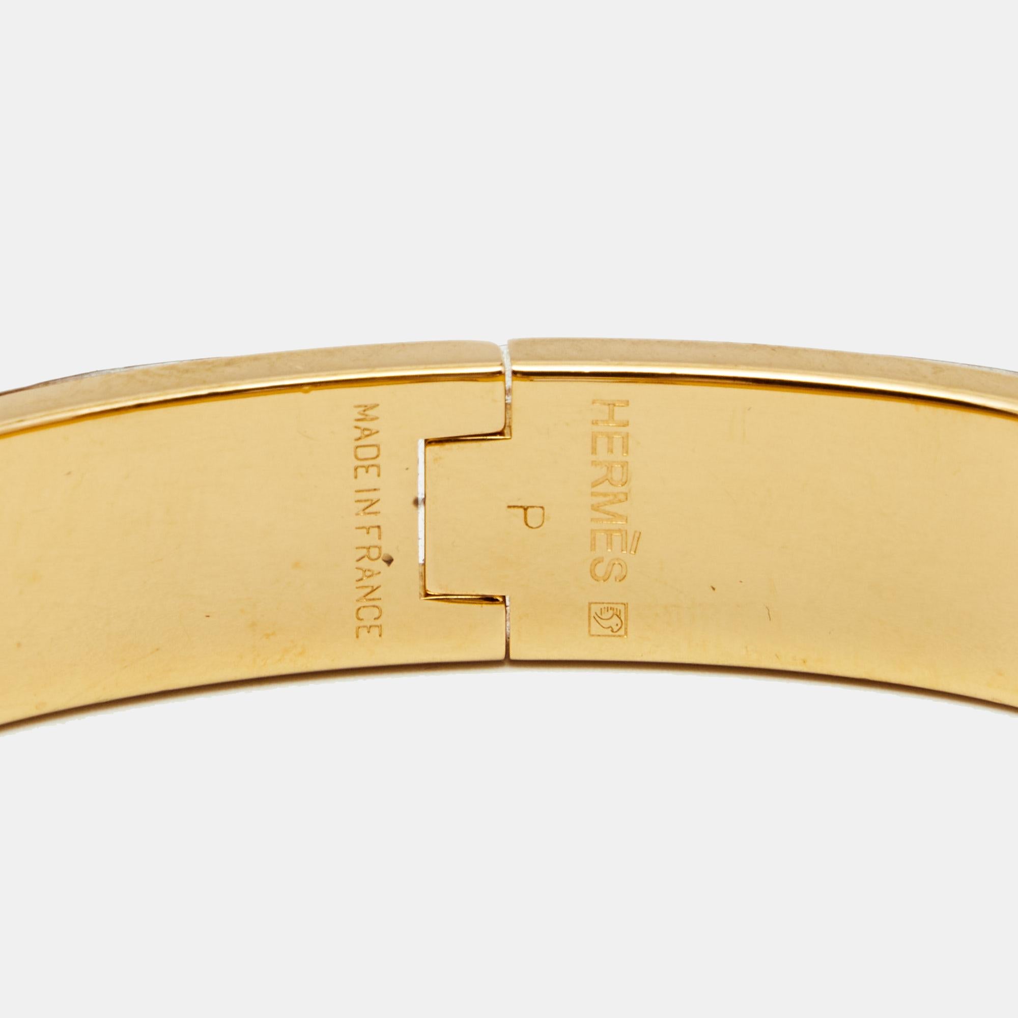 hermes clic h pink