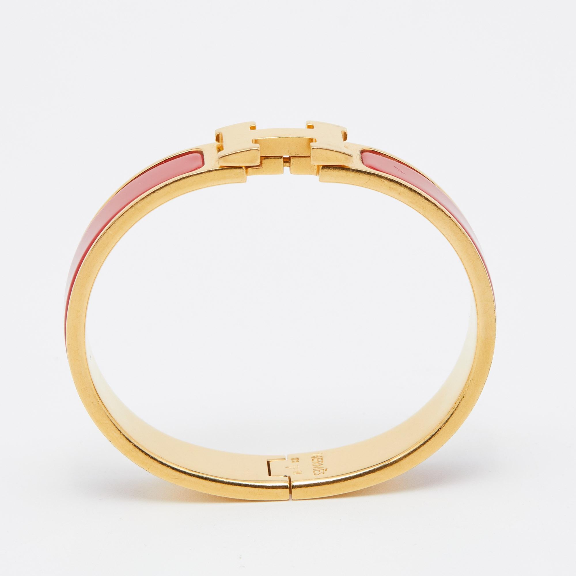 red and gold hermes bracelet