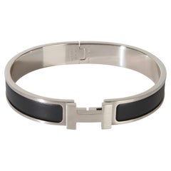 Hermès  Bracelet Clic HH en noir mat