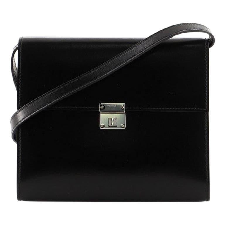 Hermes Clic Wallet on Strap Box Calf 16