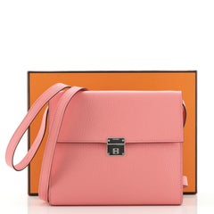 Hermes Clic Wallet on Strap Chevre Mysore 16