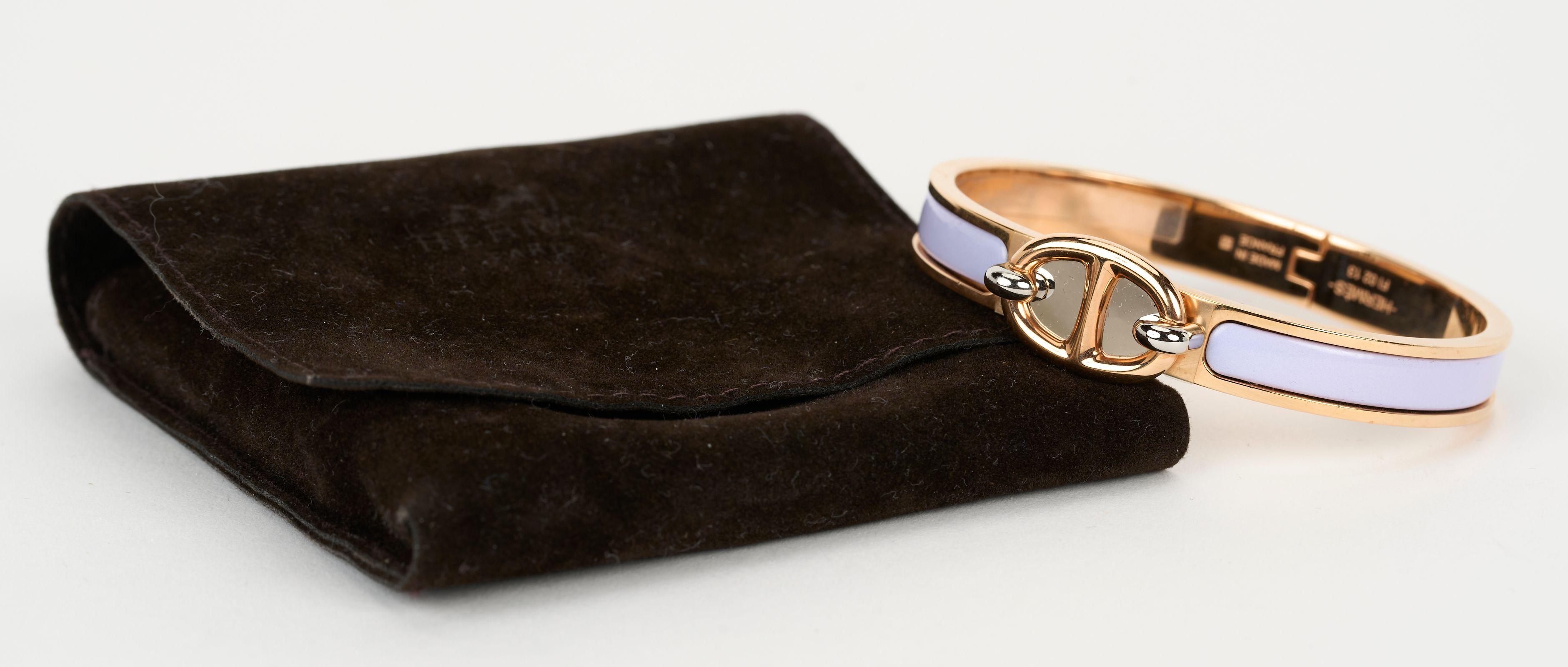 Hermès Click Chaine d'Ancre Bangle New en vente 2