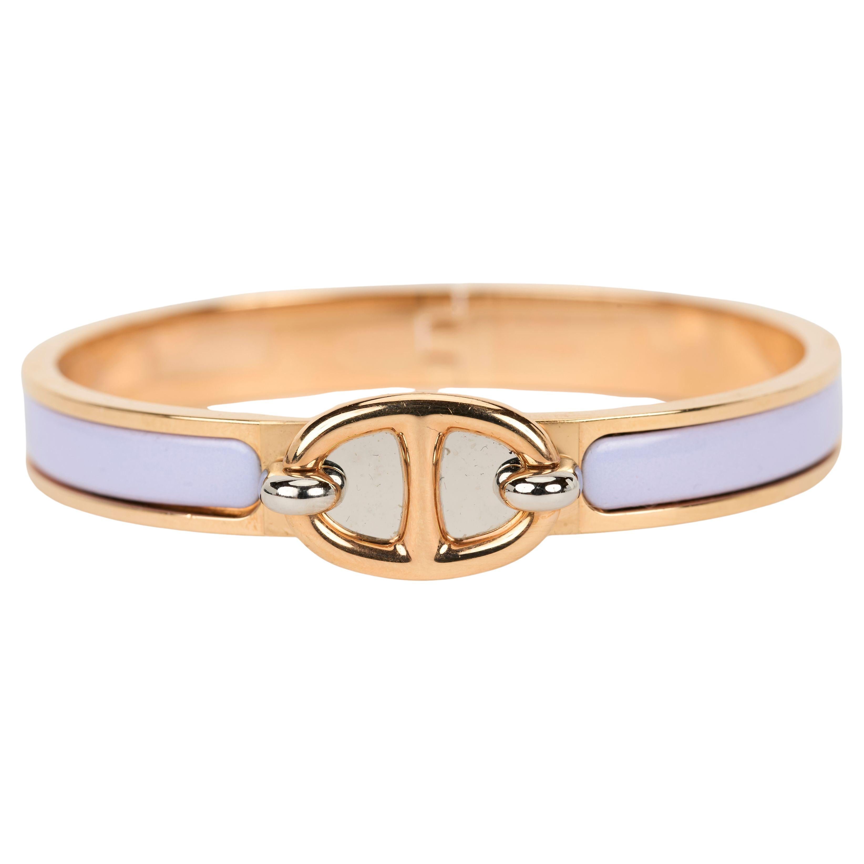 Hermès Click Chaine d'Ancre Bangle New