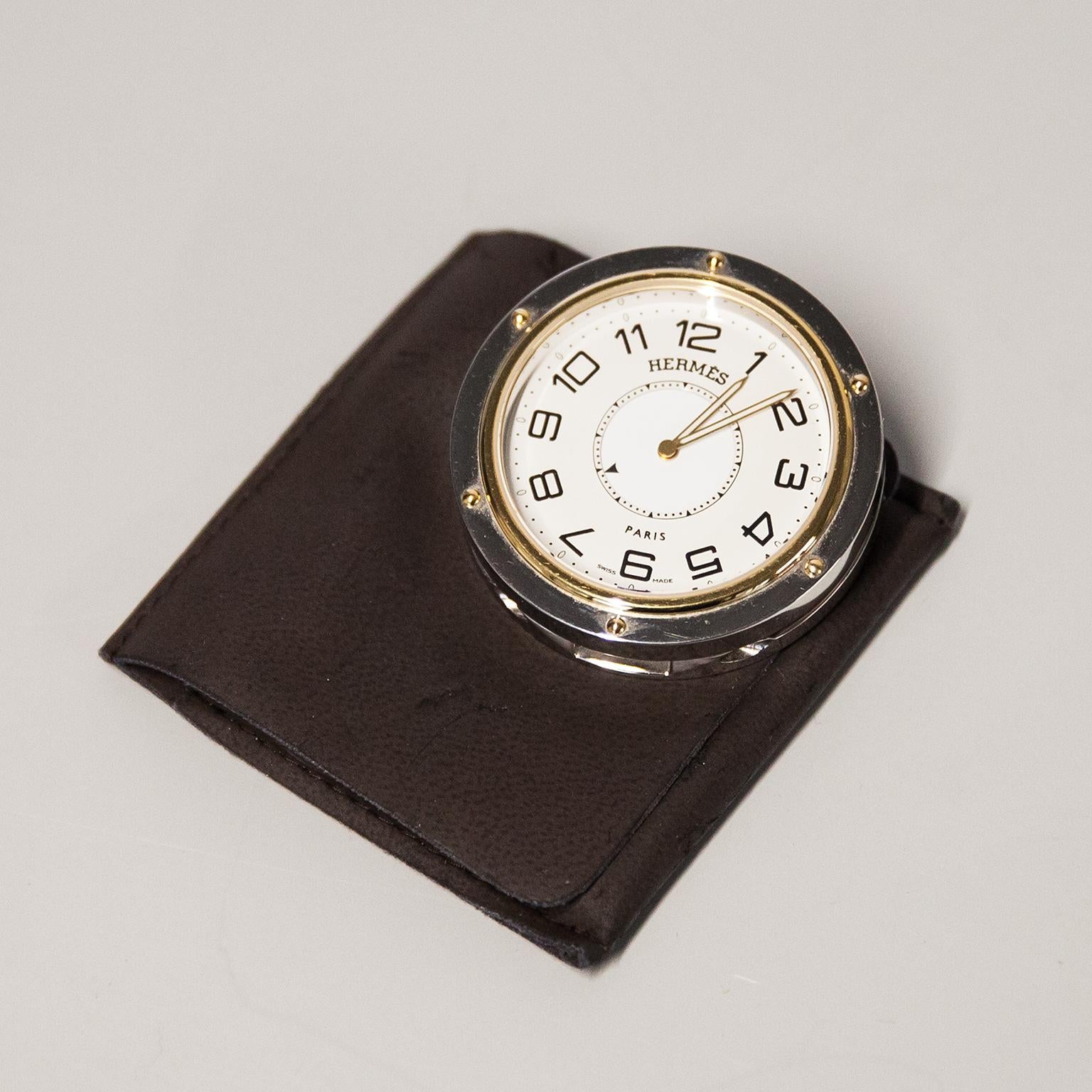 Hermès Clip Table Alarm Clock For Sale 1