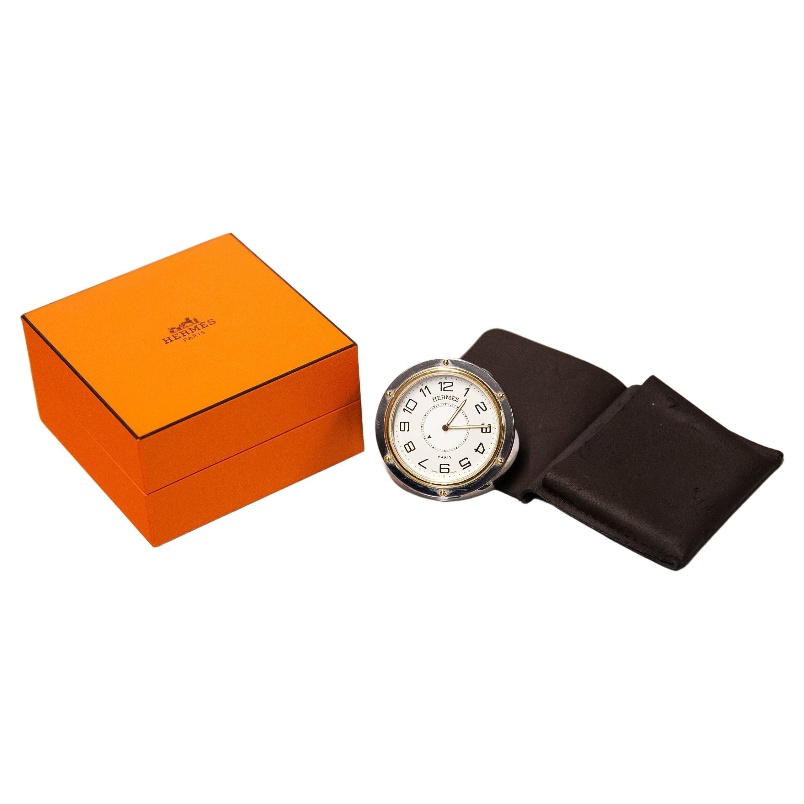 Hermès Clip Table Alarm Clock For Sale