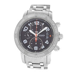 Hermes Clipper CP2.941 Titanium Steel Chronograph Date Automatic Watch