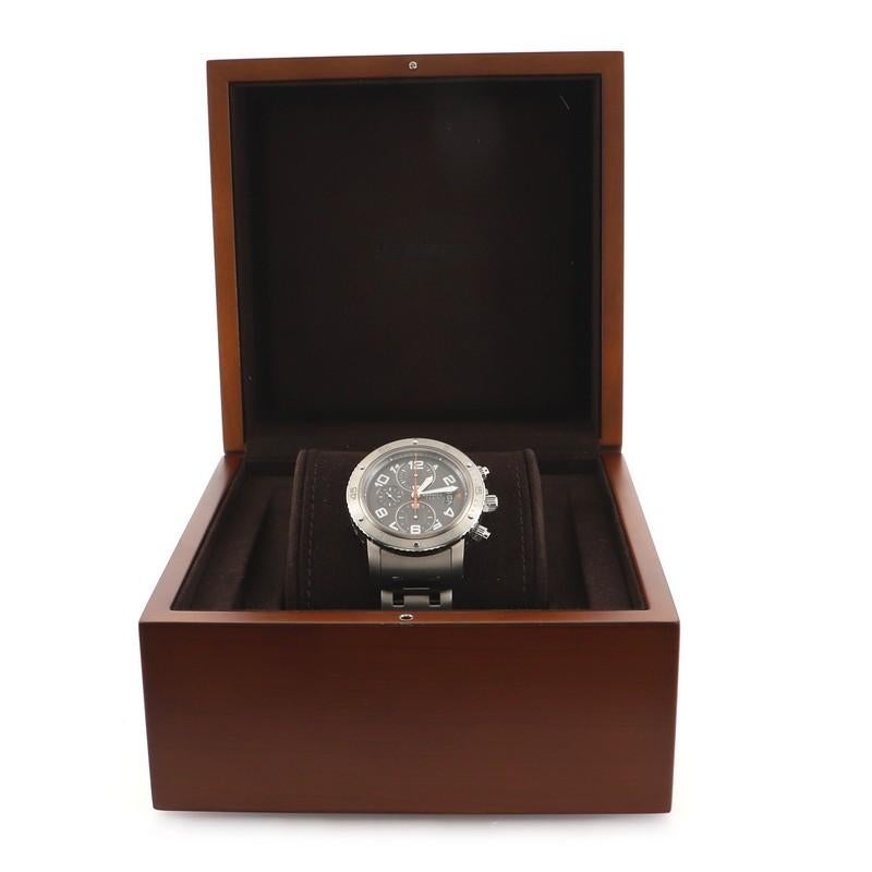 Estimated Retail Price: $8,550
Condition: Excellent. Minimal wear throughout.
Accessories: Box, Warranty Card - Undated, Instruction Booklet
Measurements: Case Size/Width: 44mm, Watch Height: 16mm, Band Width: 22mm, Wrist circumference: