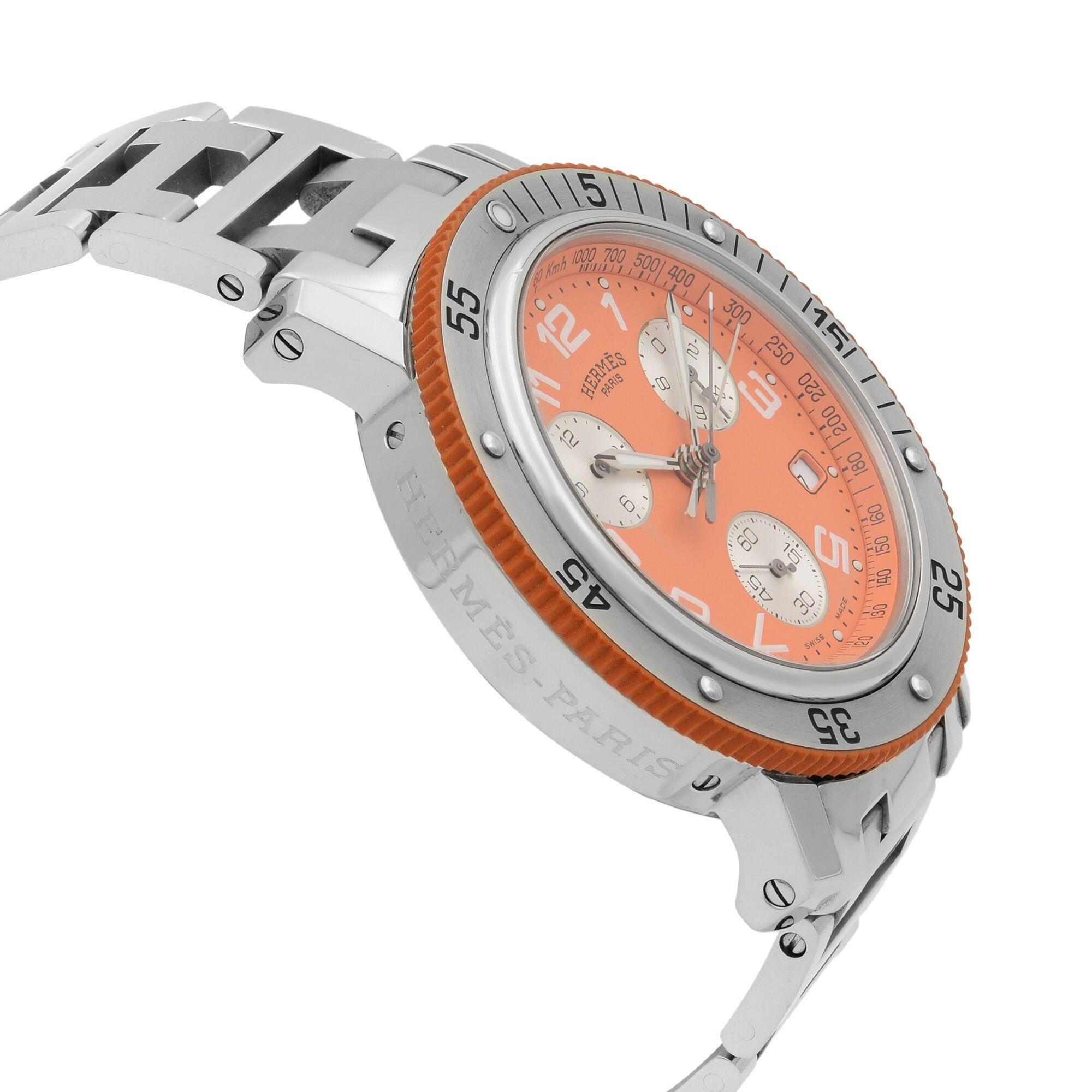 hermes chronograph watch