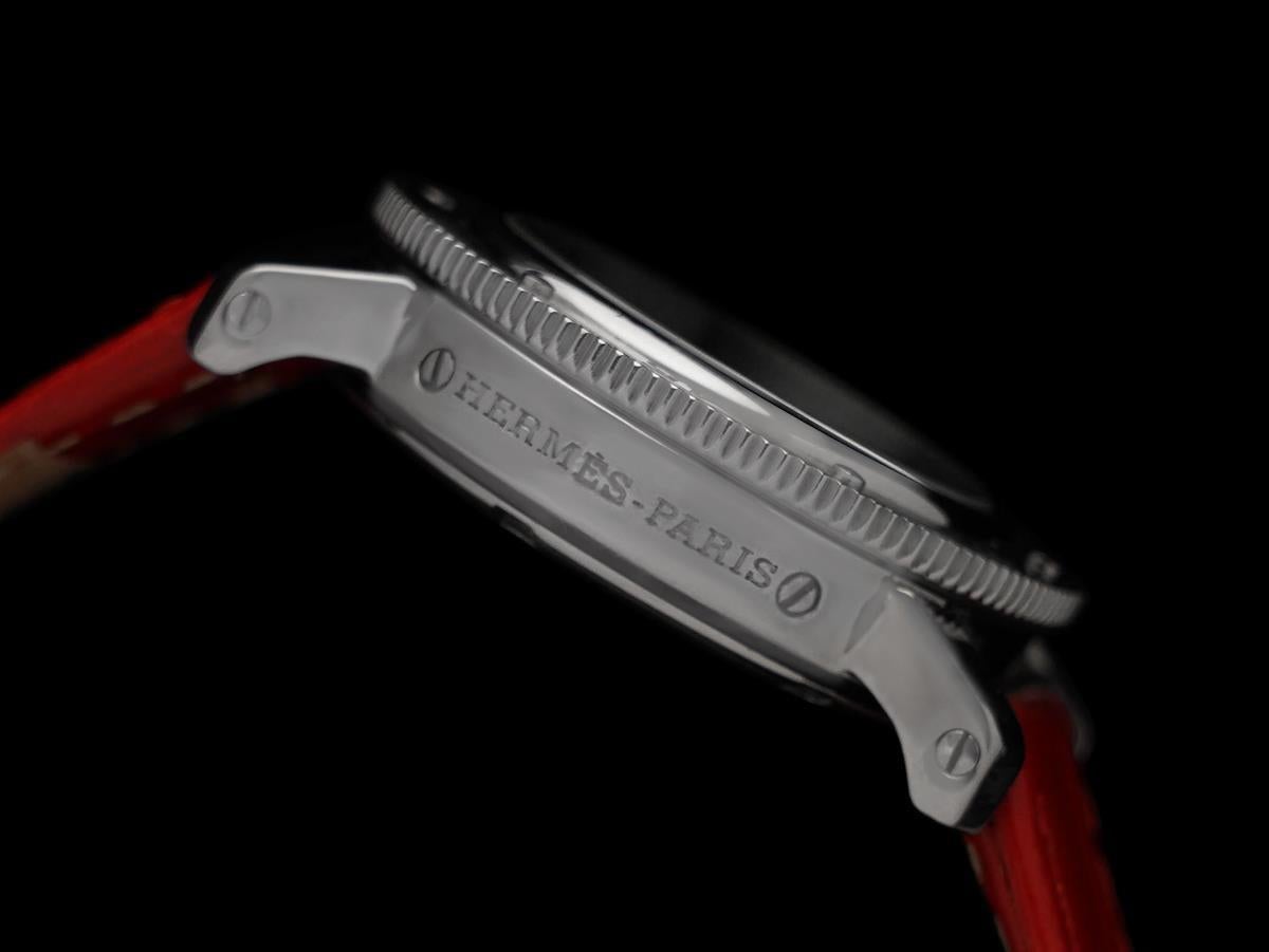 Hermes Clipper Orologio subacqueo al quarzo da donna - Acciaio inossidabile in vendita 1