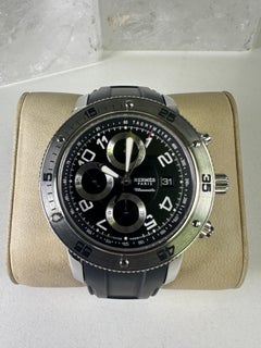 Hermès Clipper Valjoux Diver Chronograph Watch