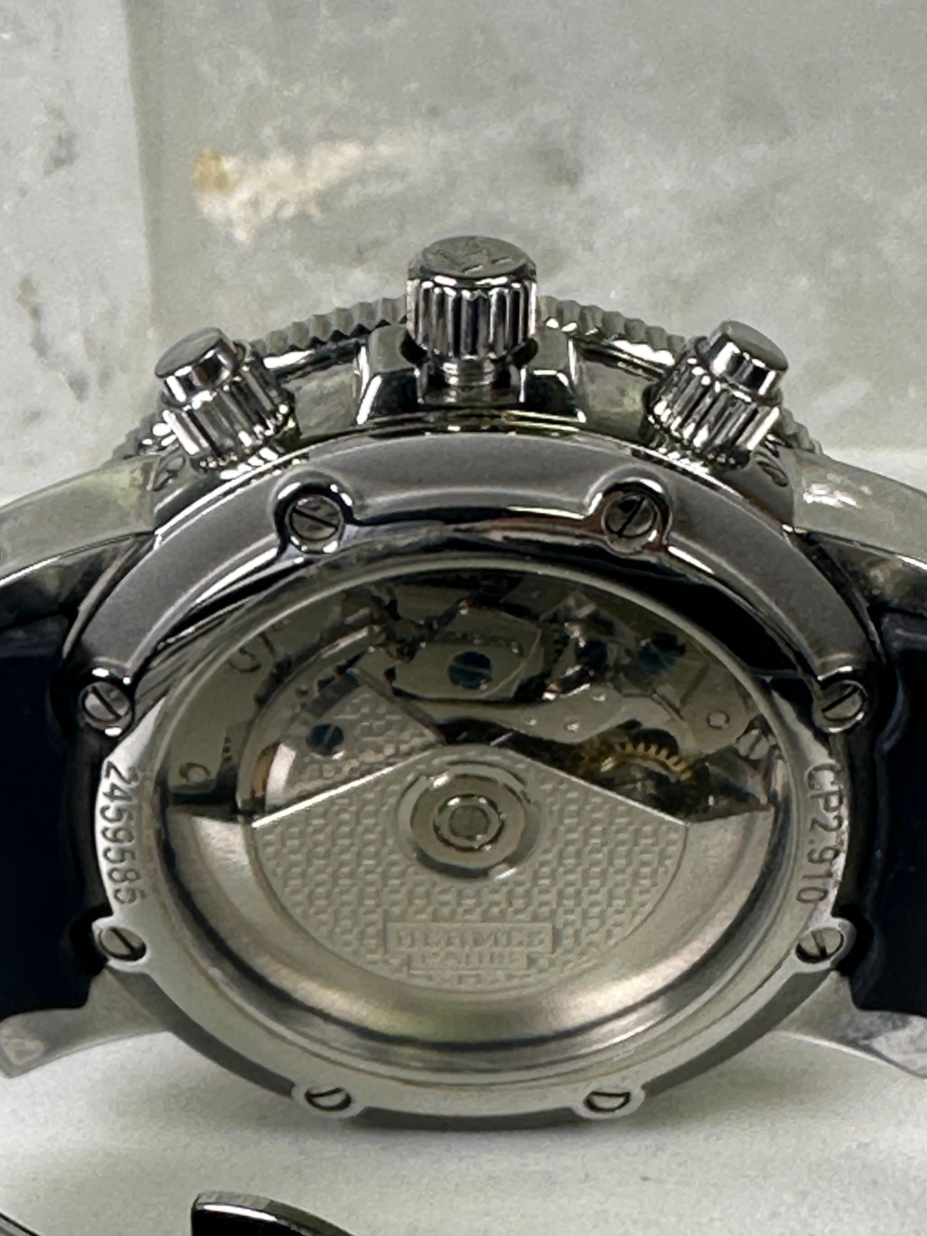 Montre chronographe Clipper Valjoux Diver d'Hermès en vente 2