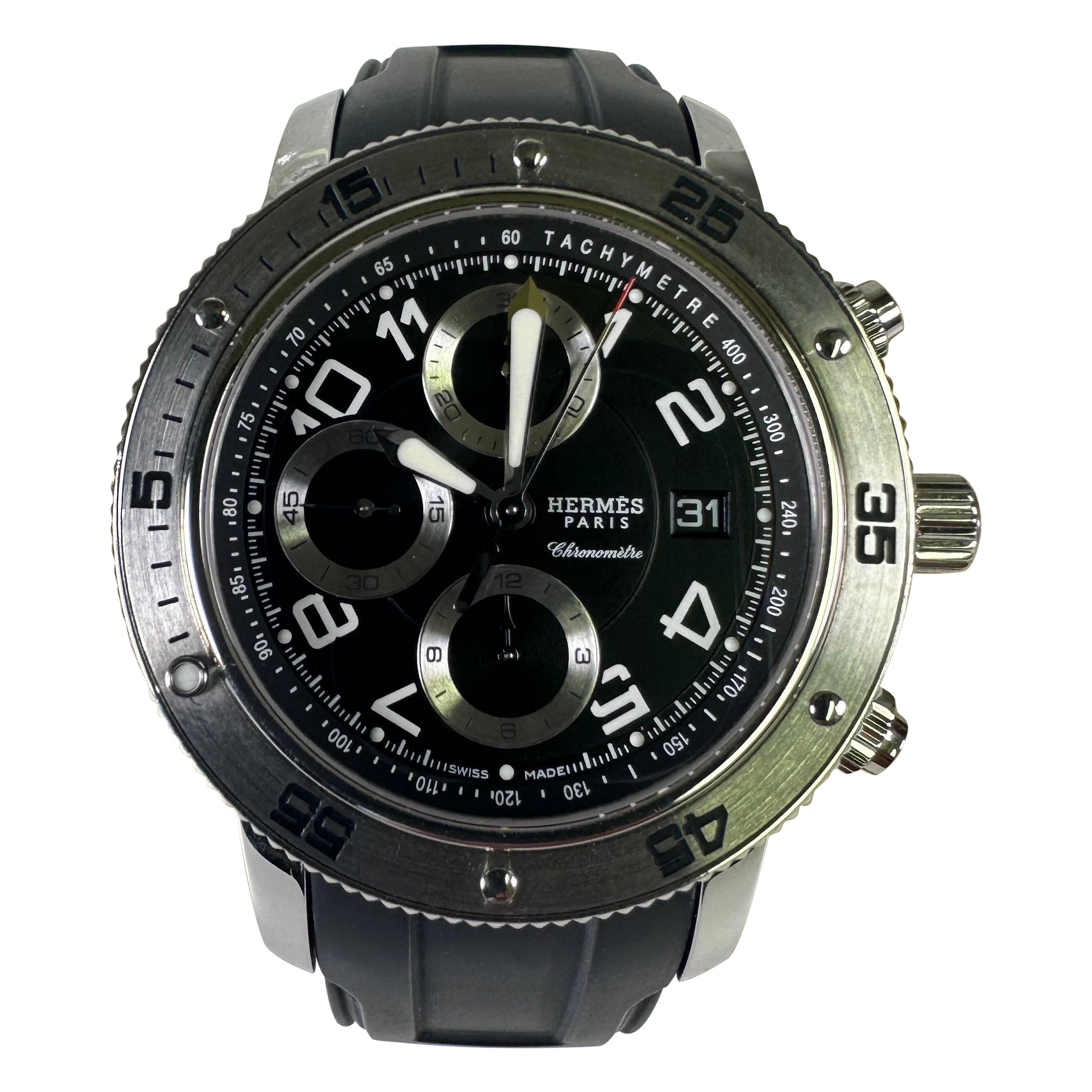 Hermès Clipper Valjoux Taucher Chronograph Uhr