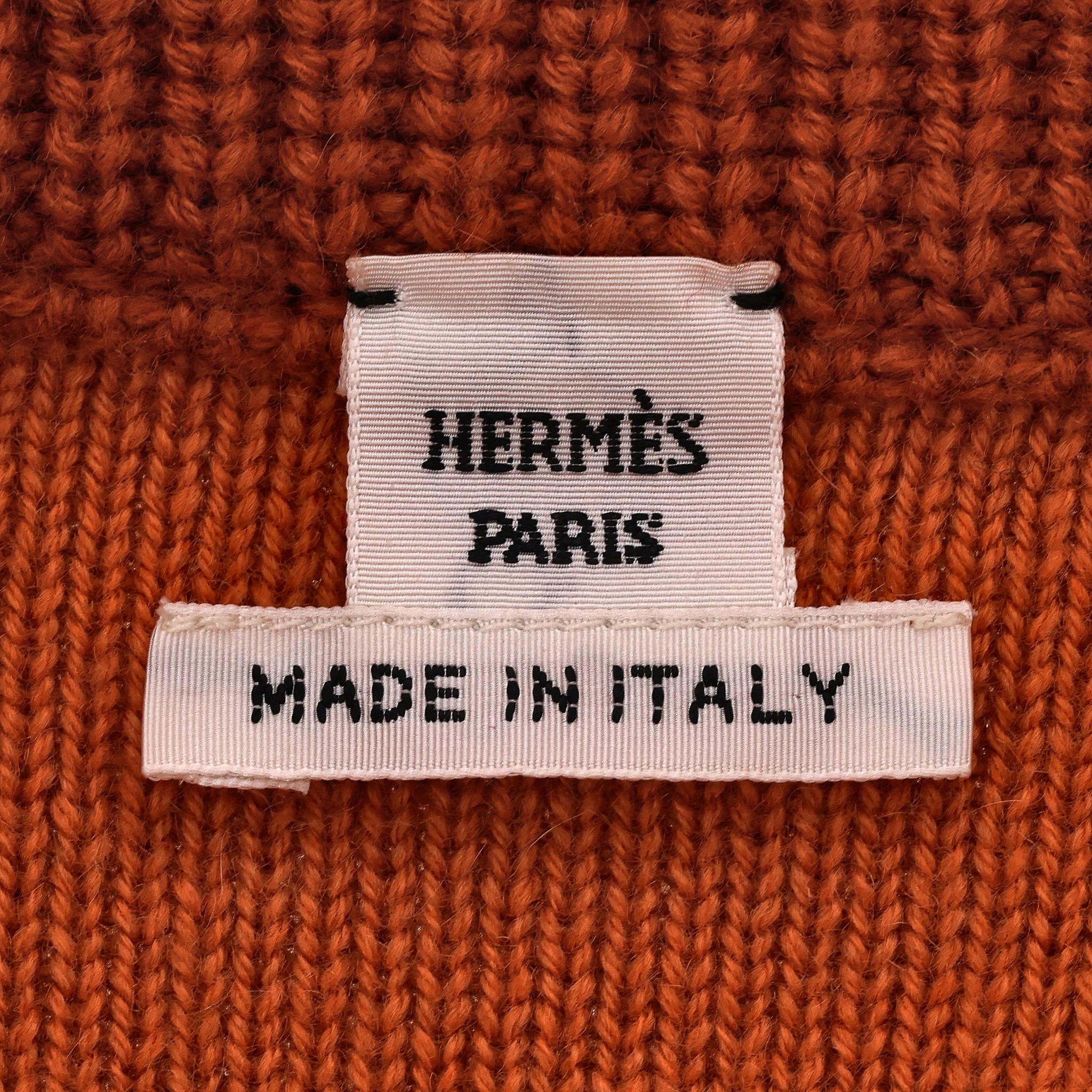 Hermes Cliquetis Cashmere Cardi/Coat For Sale 3