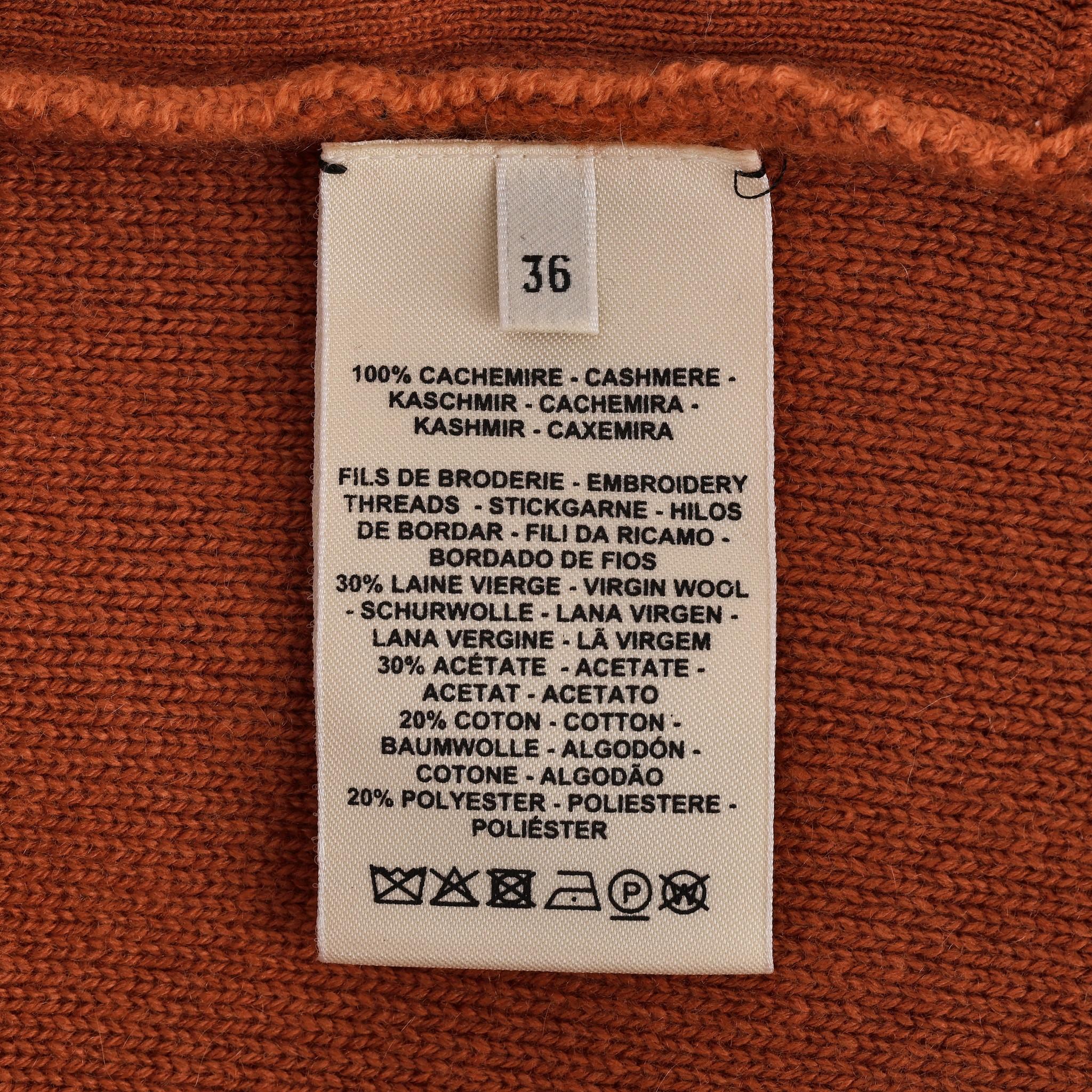Hermes Cliquetis Cashmere Cardi/Coat For Sale 4