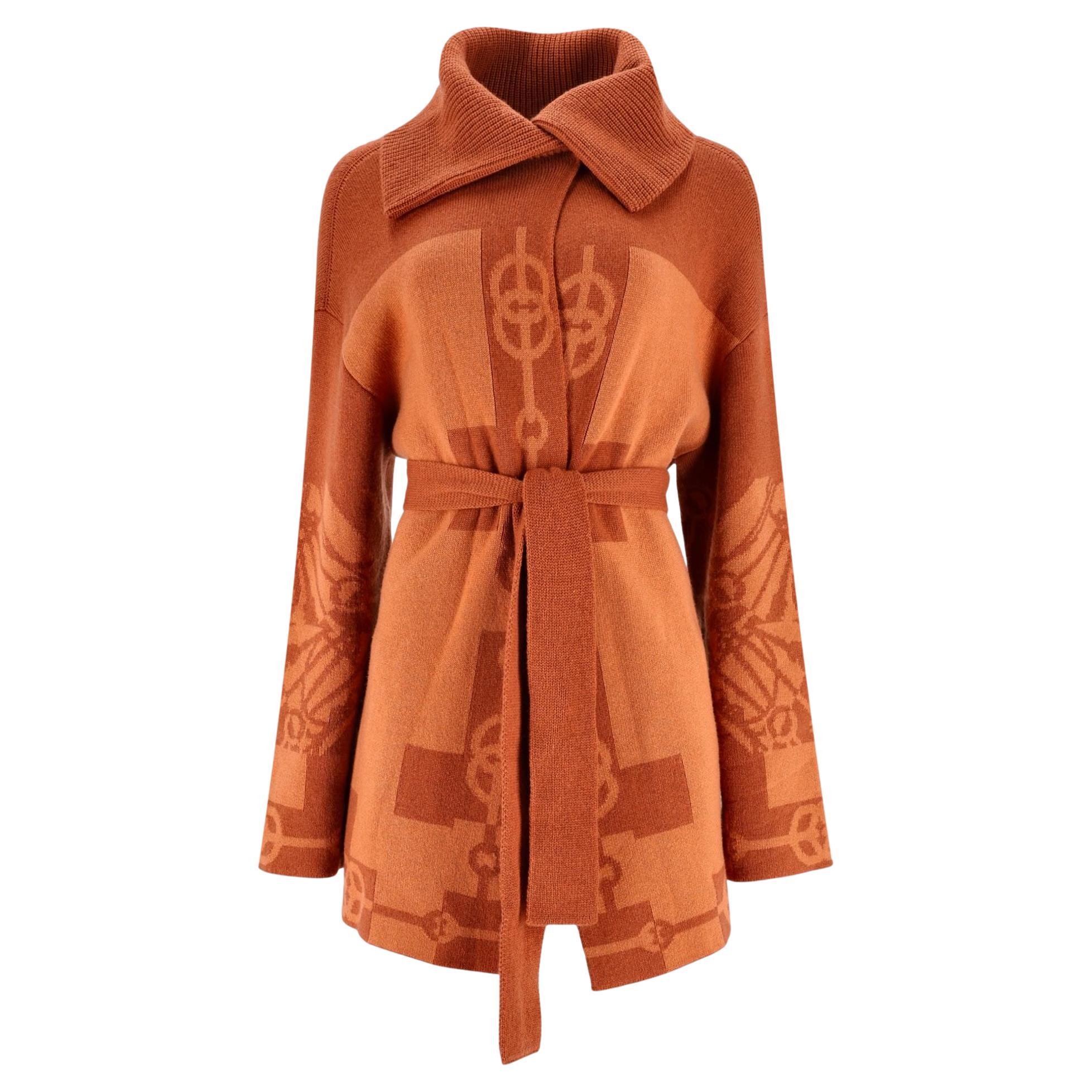 Hermes Cliquetis Cashmere Cardi/Coat For Sale