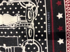 Hermes "Coaching" Sciarpa in cashmere e seta 70/30 21 "x21"