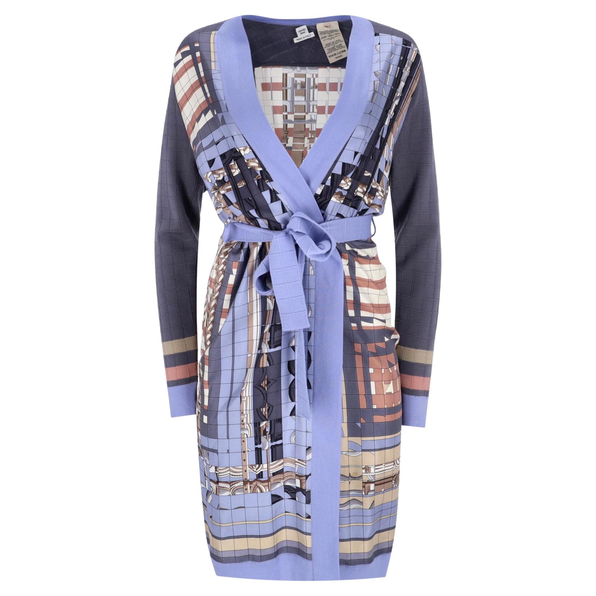 Hermès 'Coaching Deja Vu' Wool Twillaine Cardigan