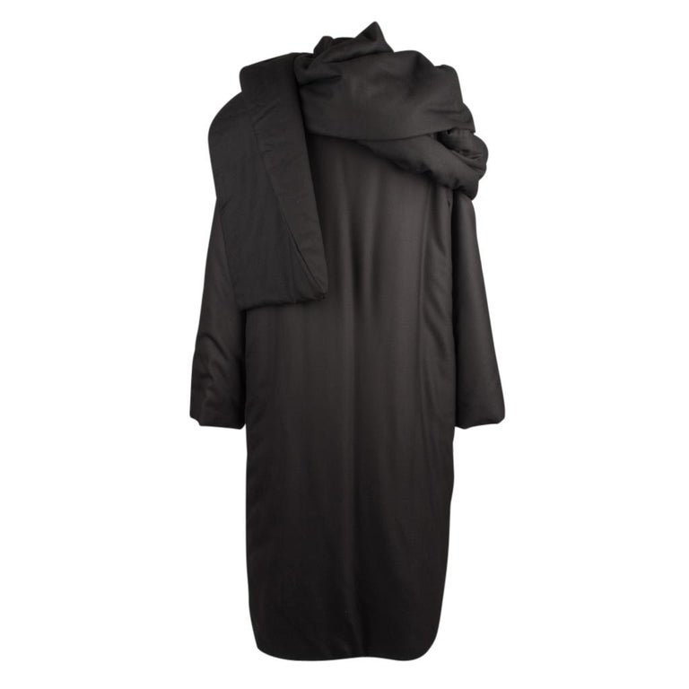 Hermes Coat w/ Long Shawl Weightless Warm Cashmere 38 / Runs Larger 6 ...