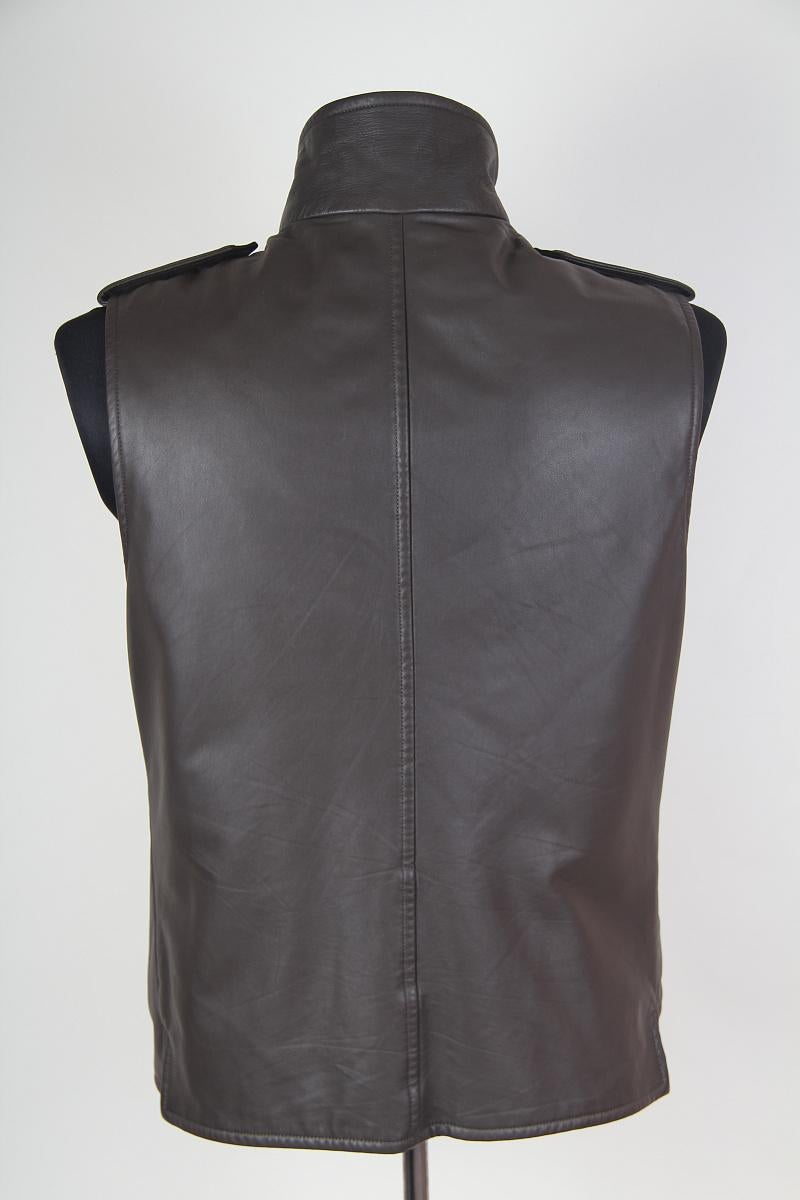 Abrigo Hermes con chaleco de piel en venta 5