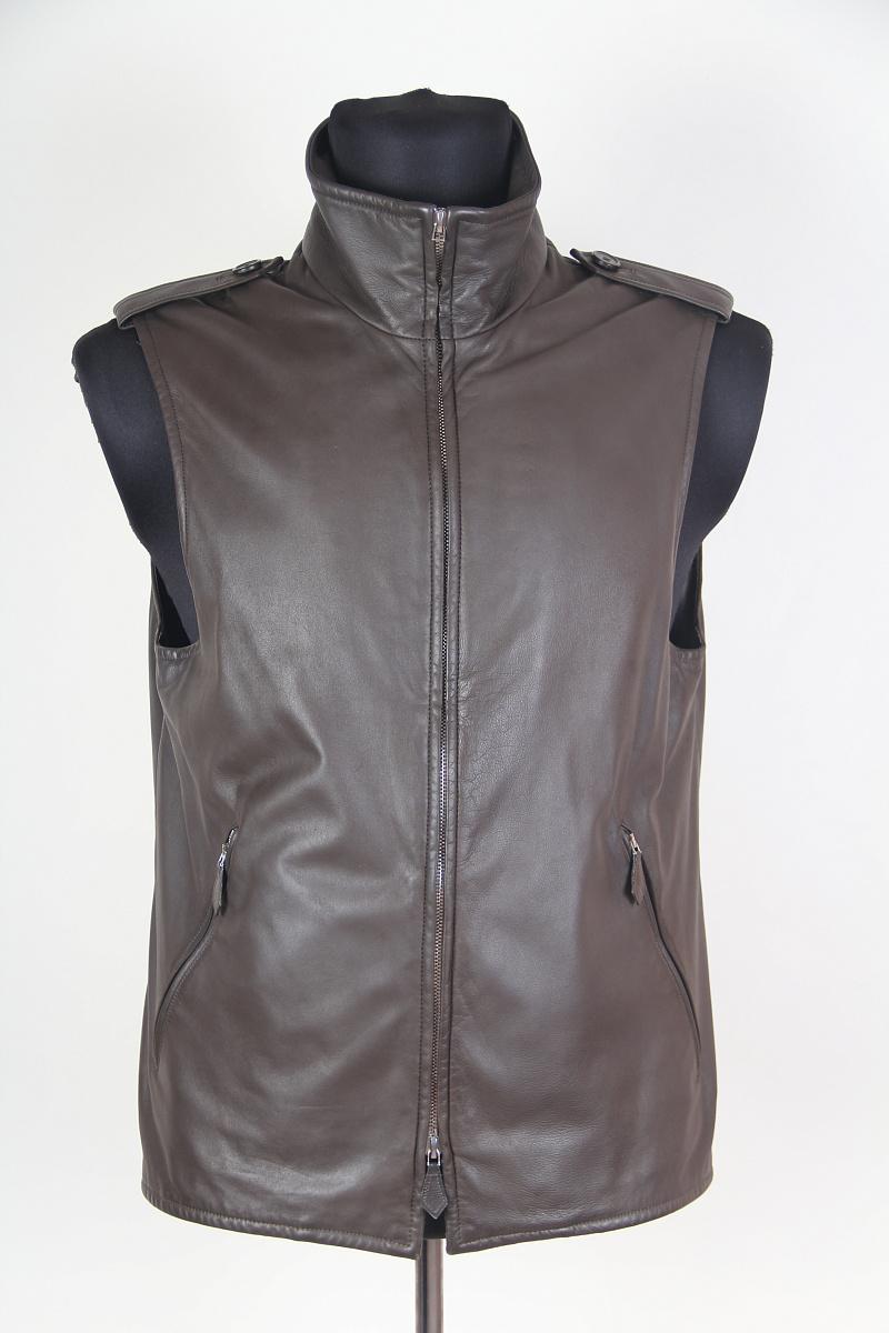 Abrigo Hermes con chaleco de piel en venta 2