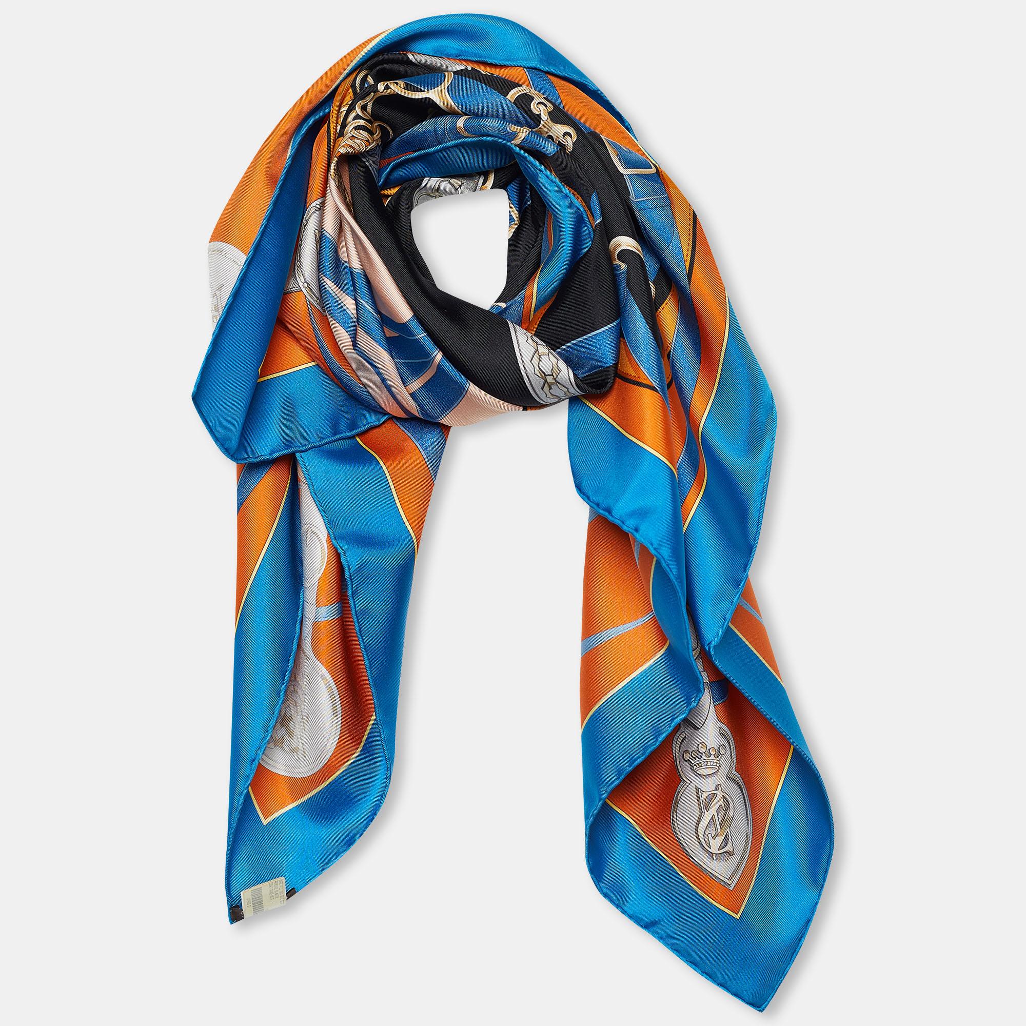 cobalt blue scarf