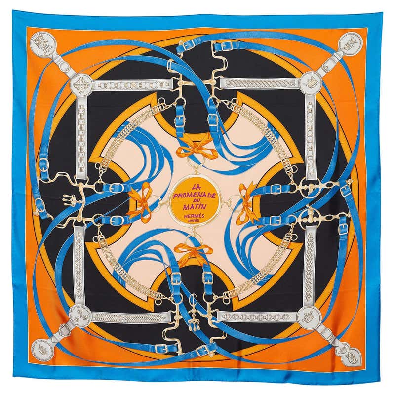Hermes Springs by Ledoux Silk Scarf For Sale at 1stDibs